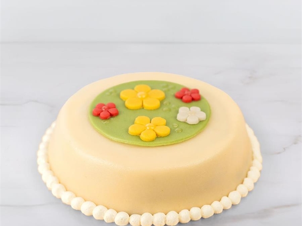 Daisy bloemen taart